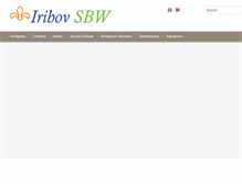 Tablet Screenshot of iribov.com